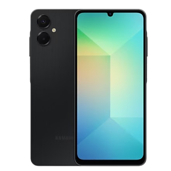 Samsung Galaxy A06 5G   4GB RAM  128GB Storage   True 5G with 12 5G Bands   50MP Dual Camera   4 Gen Updates   IP54   Voice Focus